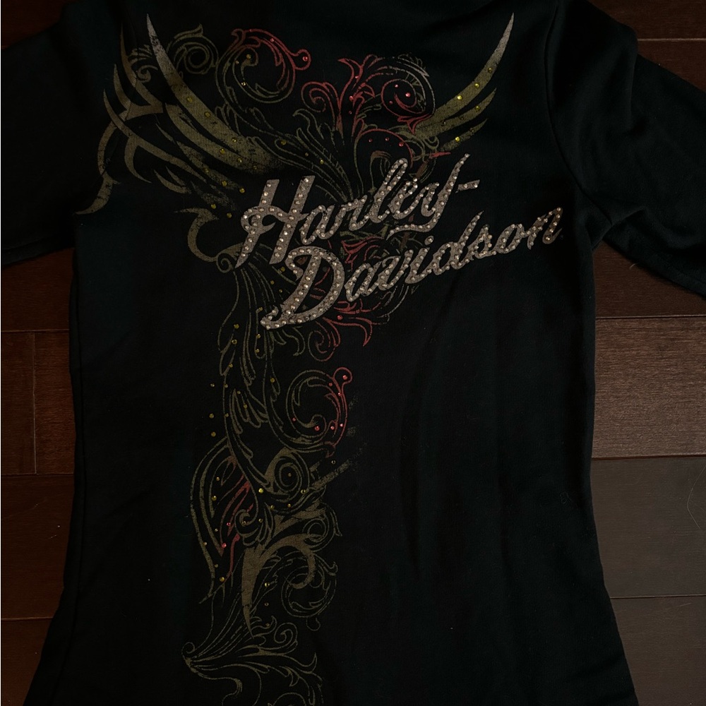 Harley Davidson Zip Up Sweater